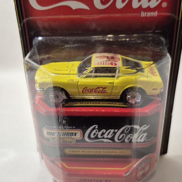 Vintage Matchbox Collectibles Coca Cola 1968 Mustang Cobra Jet 1:64 Diecast - Picture 9 of 9